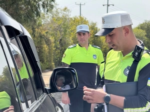 Polis trafik denetimlerinde 310 sürücüye işlem yaptı 
