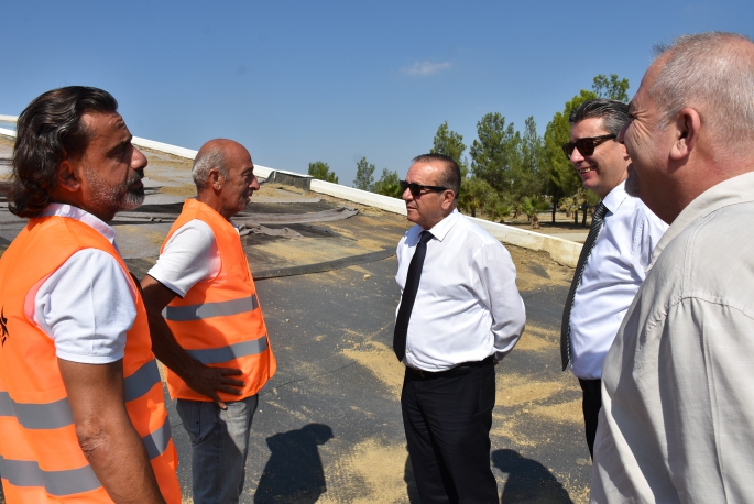 Rauf Raif Denktaş Anıt Mezarı’nda çalışmalar sürüyor… 