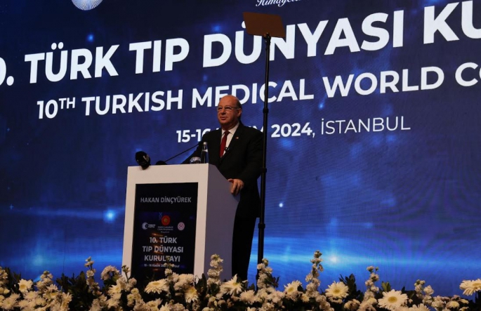  Sağlık Bakanı Dr. Dinçyürek, İstanbul’da düzenlenen 10. Türk Tıp Dünyası Kurultayı’na katıldı