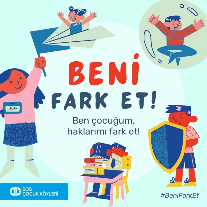 SOS Çocuk Köyü Derneği, herhangi bir çocuk ihmali veya istismarı şüphesinin kurumlara bildirilmesi gerektiğine dikkat çekti:Çocuğu fark et, hakkını koru!
