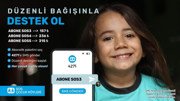  SOS Çocukköyü Derneği düzenli bağış çağrısı yaptı