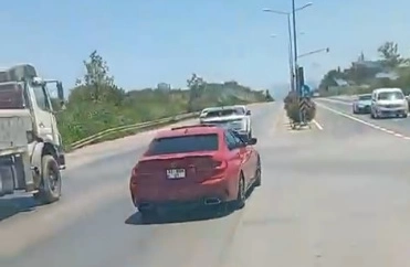  Tehlikeli sürüş yapan sürücü Girne trafik ekipleri tarafından rapor edildi