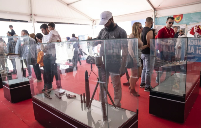 TMT'nin sergi alanı, TEKNOFEST KKTC'de ziyaretçileri tarihle buluşturuyor