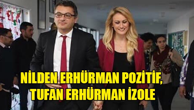 Tufan Erhürman'ın eşi Nilden Erhürman'ın covid19 testi pozitif çıktı. 