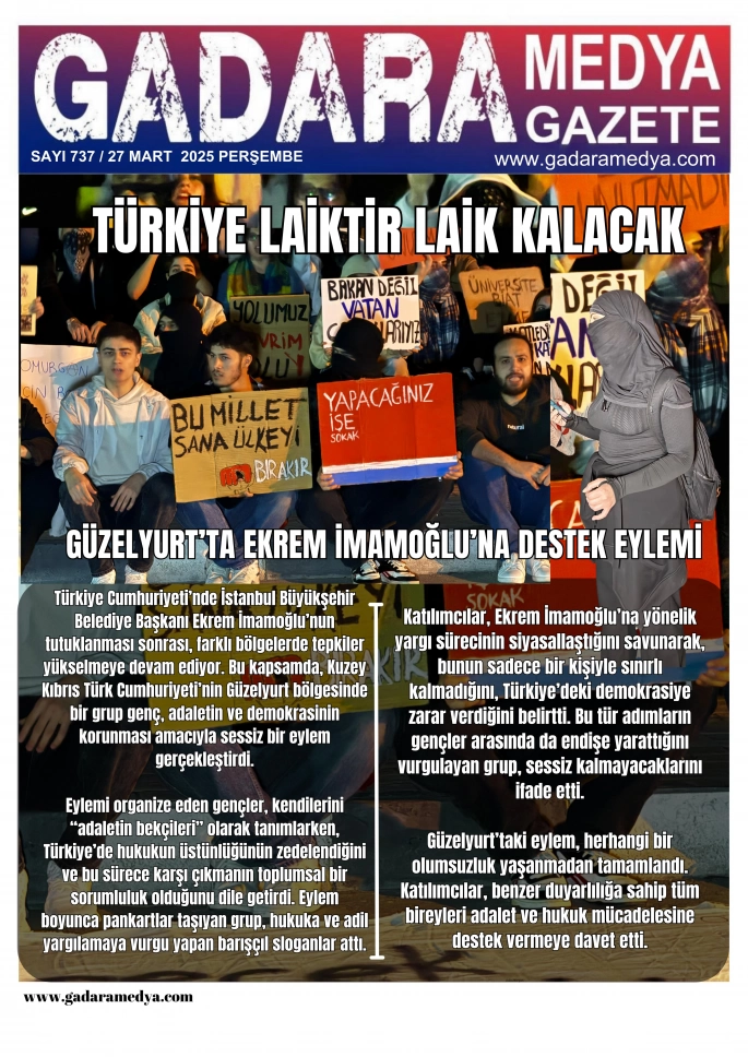 TÜRKİYE LAİKTİR LAİK KALACAK