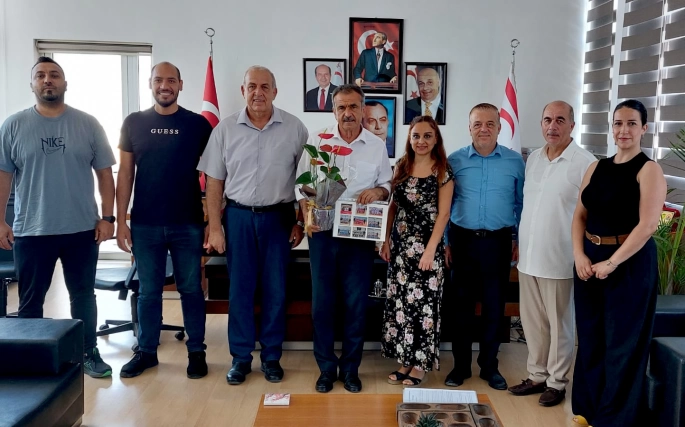  Uluçay, Basketbol Federasyonu heyetini kabul etti