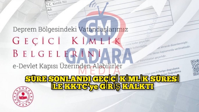 Verilen süre bitti. KKTC’ye girişte artık geçerli değil 