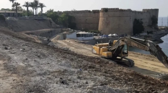 Yüksek İdare Mahkemesi’nden Girne Kalesi’nin arkasındaki düzenlemelere ara emri!